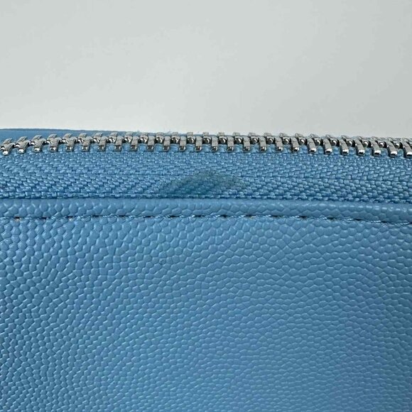 Steve Madden BJESS Caviar Wallet – Blue | NWT | Compact Zip-Around - Picture 5 of 8